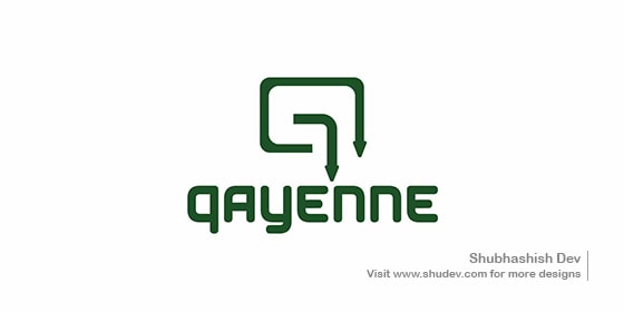 qayenne logo by Shubhashish Dev